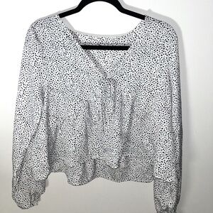 Animal Print Long-Sleeved Shirt